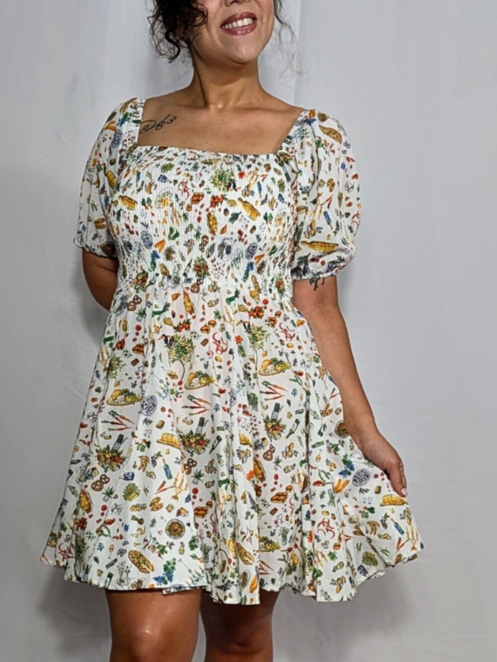 Meadow Smocked Mini Dress